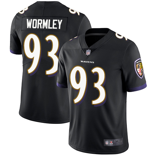 Baltimore Ravens Limited Black Men Chris Wormley Alternate Jersey NFL Football #93 Vapor Untouchable